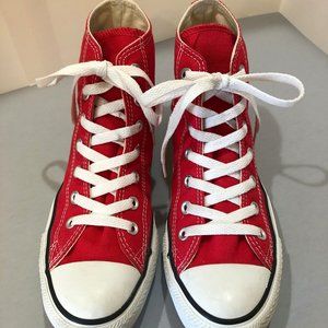 Red Converse All Star High Tops